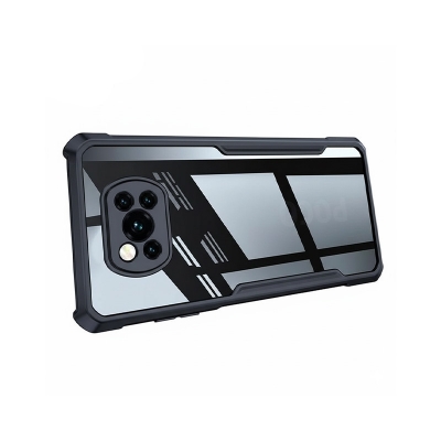 Picture of For Redmi Poco X3 / Poco X3 Pro Shockproof TPU Bumper Clear Acrylic Mobile Phone Case