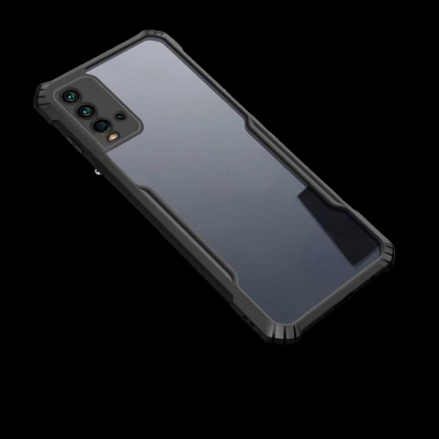 Picture of For Xiaomi Redmi 9 POWER / Redmi 9T Shockproof TPU Bumper Clear Acrylic Mobile Phone Case For Redmi 9 Power Back Cover - Phone