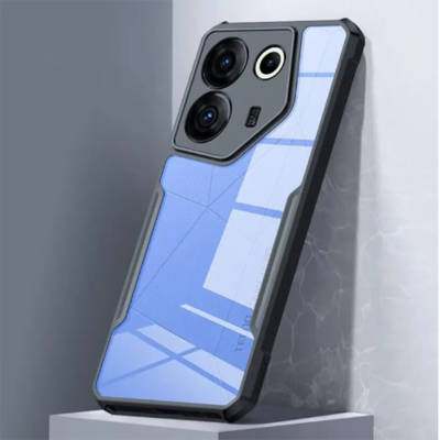 Picture of for Tecno Camon 20 Pro Xunddu Bumper Case Reinforced Corner with Shock-Proof Transparent Full Air Protection Back Cover