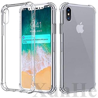 Picture of For iPhone X / XS Soft Silicone Transparent Plating Case - Case / Back Cover
