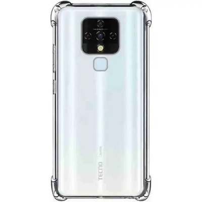 Picture of For Tecno Camon 16 Silicone Case Crystal Clear Soft TPU Ultra-Thin Transparent Flexible Protective Mobile Phone Back Cover