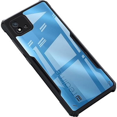 Picture of For Realme C20 / Realme C20A / Realme C11 2021 Shockproof Tpu Bumper Clear Acrylic Mobile Phone Case For Realme C20 Back Cover - Phone Back Cover - Phone - Camera - Phone Back Cover