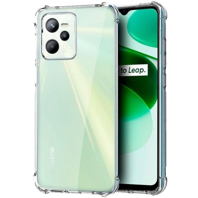 Picture of For Realme C35 Clear Cover Soft Thin Anti-Scratches Crystal Case