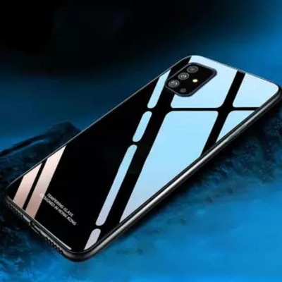 Picture of Samsung Galaxy M51 -HONG KONG DESIGN Scratchproof Tempered Glass bake Cover Case - Phone Back Cover - Phone - Camera