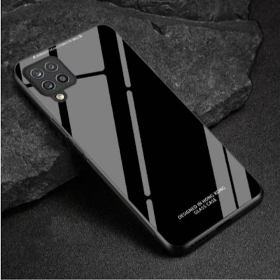 Picture of Samsung Galaxy A22 4G / M22 / F22 - HONG KONG DESIGN Scratchproof Premium Tempered Glass Back Cover Case