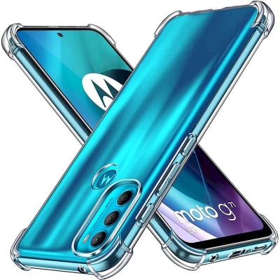 Picture of Motorola Moto G60 Premium Silicone Case Crystal Clear Soft TPU Ultra-Thin Transparent Flexible Protective Mobile Phone Back Cover