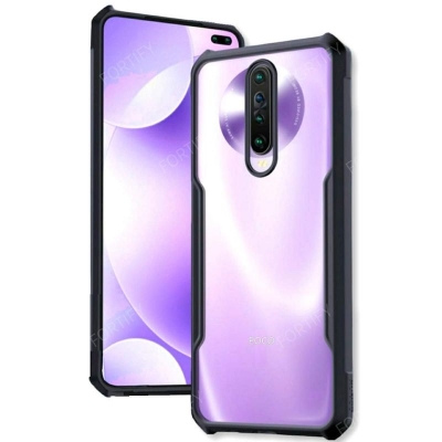 Picture of For Redmi K30 / Poco X2 -Shockproof Cushion Back Clear Transparent Hard Cover Casing