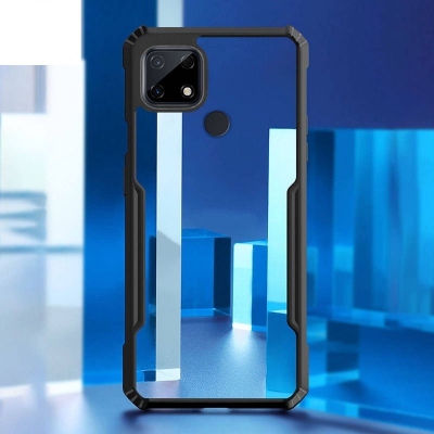 Picture of For Phone Case Realme C12/ C25/ C25S Transparent Silica Gel Matte Shockproof Slim Thin Cover Phone Casing