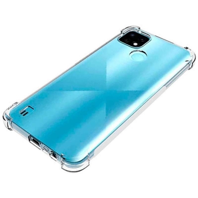 Picture of For REALME C21 Premium Silicone Case Crystal Clear Soft TPU Ultra-Thin Transparent Flexible Protective Mobile Phone Back Cover - Phone Back Cover