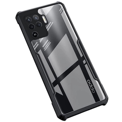Picture of For Oppo F19 Pro / Oppo A94 Hard Case Transparent Silica Gel Matte Shockproof Slim Thin Cover Phone Casing - Phone Back Cover