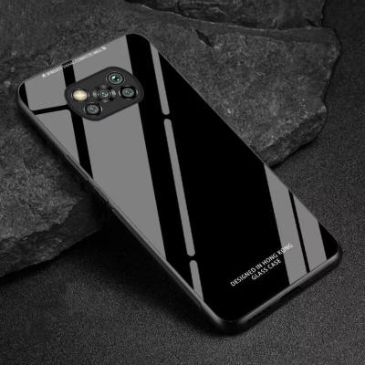Picture of for Xiaomi POCO X3 Pro / POCO X3 NFC Case Gradient Phone Back Hard Glass Cover - Phone Back Cover - Mobile Phone - Phone
