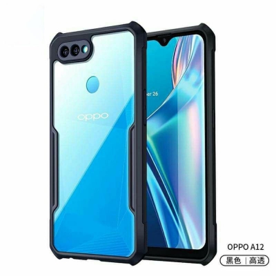 Picture of For Oppo A5s/ A7 / A12/F9/F9 Pro Hard Case Transparent Silica Gel Matte Shockproof Slim Thin Cover Phone Casing