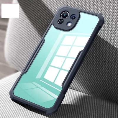 Picture of For Xiaomi Mi 11 Lite / Mi 11 Lite 5G NE Shockproof TPU Bumper Clear Acrylic Mobile Phone Case For Mi 11 Lite Back Cove