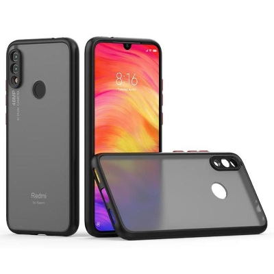Picture of For Xiaomi Redmi Note 7 / 7 Pro Back Cover Matte Casing Full Camera Protactor Shockproof Bumper Cases