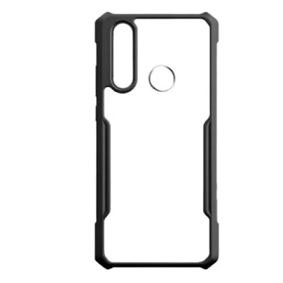 Picture of For Huawei Y7p Luxury Clear Black Transparent Back Cover Casing