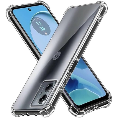 Picture of Motorola Moto G14 Premium Silicone Case Crystal Clear Soft TPU Ultra-Thin Transparent Flexible Protective Mobile Phone Back Cover