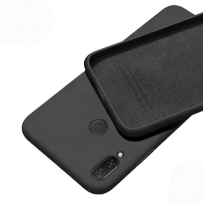 Picture of Samsung Galaxy A10S Heavy-Duty Liquid Silicone Shockproof Case - Durable Gel Rubber Cover Offering Complete Phone Protection