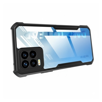 Picture of For Realme 8/8Pro Xunndu shockproof Transparent PC TPU Bumper Military Grade Rugged case For Realme 8 Phone Back