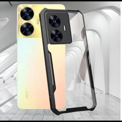 Picture of for realme c55/ narzo n55 soft clear transparent back cover