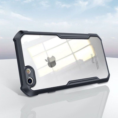 Picture of For Apple Iphone 6 Plus / Iphone 6S Plus Shockproof Tpu Bumper Clear Acrylic Mobile Phone Case For Iphone 6 Plus Back Cover