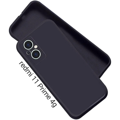 Picture of For Xiaomi Redmi 11 Prime 4G Heavy Strong Liquid Silicone Soft Gel Rubber Shockproof Phone Case