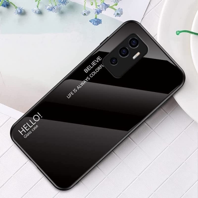 Picture of VIVO V23e Back Cover Full Protection Tempered Glass Cases for VIVO V23e Glass Cover