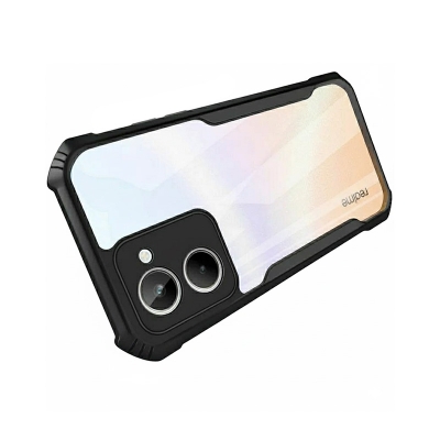 Picture of Durable Features and Smooth Making - For Realme 10 4G Shockproof Bumper Anti-Drop Slim Fit Fashion Back Cover Case - Upscale Your Trend