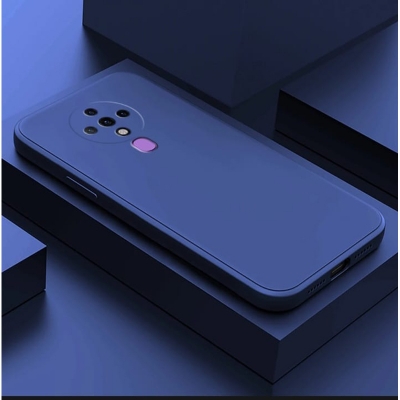 Picture of For Tecno Spark 6 Heavy Strong Liquid Silicone Soft Gel Rubber Shockproof Cover Case For Tecno Spark 6 Back Cover