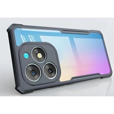 Picture of For itel S23+ / itel S23 Plus Transparent New Design Xnddhu Shockproof Airbag Protective Back Cover Phone Case