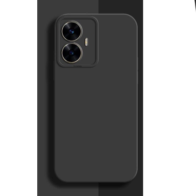 Picture of Realme c55 কেসিং এর জন্য নতুন তরল সিলিকন অ্যাঞ্জেল আইস ফোন কেস সম্পূর্ণ অ্যান্টি-ফল শকপ্রুফ ব্যাক কভার