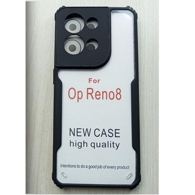 Picture of For Oppo Reno 8 5G - Transparent Silica Gel Matte ShockProof Slim Thin Back Cover Phone Case