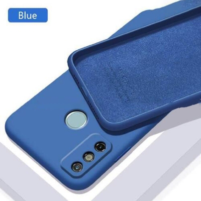 Picture of For Tecno Spark 6 Go Liquid Silicone Soft Gel Rubber Shockproof Cover - Camera - Phone Back Cover