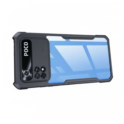 Picture of For Xiaomi Poco M4 Pro 4G - Transparent Silica Gel Matte ShockProof Slim Thin Back Cover Phone Case With Bumper