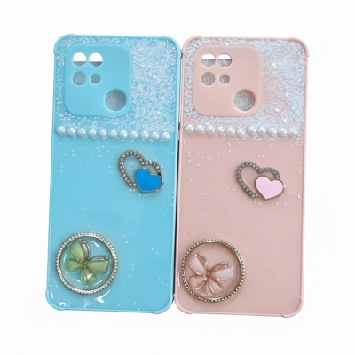 Picture of For Redmi 10c 3D Flexible Pc Butterfly Fashionable Ladies back Cover with camera protection - Phone