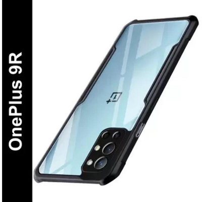 Picture of Oneplus 9R / 1+ 9R - Premium Quality Casing Edge Reinforced Shockproof Cushion Back Clear Hybrid Transparent Hard Cover Phone Case