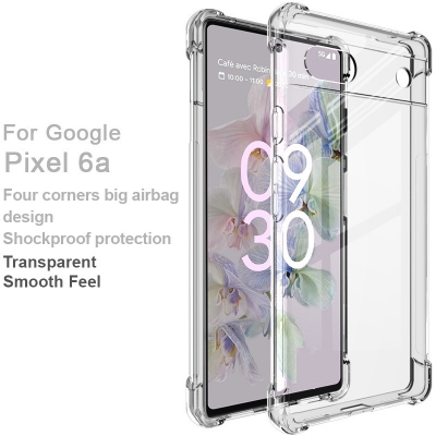 Picture of For Google Pixel 6A shockproof Transparent liquid Cristal clear long time useable soft premium protective back cover