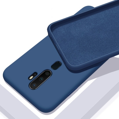 Picture of For Oppo A9 2020 / Oppo A5 2020 Case Soft Sandstone Slim Matte Cover Liquid Silicone Case For Oppo A9 2020 Back Cover Case - Camera - Phone Back Cover