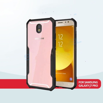 Picture of For Samsung Galaxy J7 Pro / Galaxy J7 (2017) / J730 Transparent CXunddo Shockproof Back Cover Phone Case