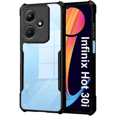 Picture of Xundd Cover For Infinix Hot 30i Shockproof TPU Bumper Clear Acrylic Mobile Phone Case For Infinix Hot 30i Back Cover