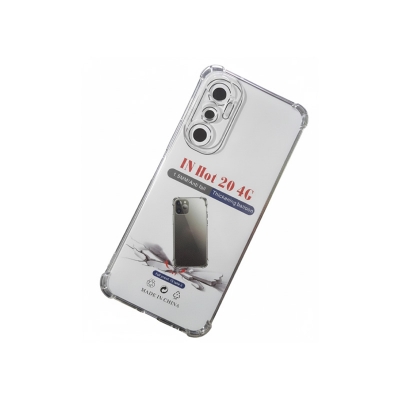 Picture of For Infinix Hot 20 4G - IMPT Premium Silicone Case Crystal Clear Soft TPU Ultra-Thin Transparent Flexible Protective Mobile Phone Back Cover