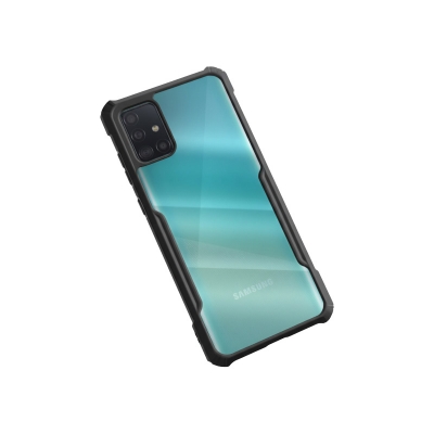 Picture of For Samsung Galaxy A71 Edge-Reinforced Shockproof Cushion Back Clear Hybrid Transparent Hard Cover Casing - Back Cover