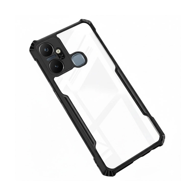 Picture of For Infinix Smart 6 Plus Shockproof TPU Bumper Hard Clear Acrylic Mobile Phone Case FoR Infinix Smart 6 Plus Back Cover