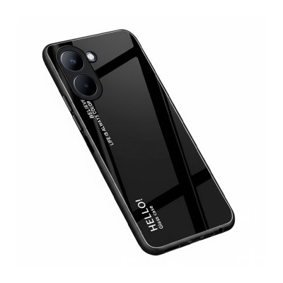 Picture of for Realme C33 Case Gradient Phone Back Hard Glass Cover