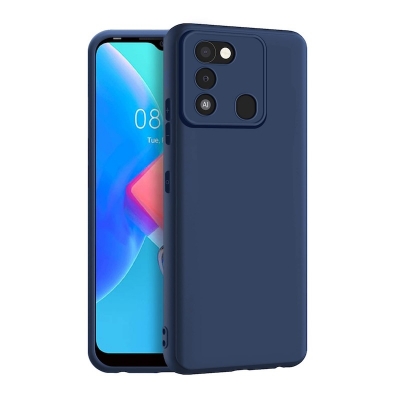 Picture of For Tecno Spark 8C / Tecno Spark Go 2022 Heavy Strong Liquid Silicone Soft Gel Rubber Shockproof Cover Case For Tecno Spark 8C Back Cover