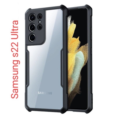 Picture of Xundd Protective Cover For Samsung Galaxy S22 Ultra 5G Cases Shockproof Airbag Bumper Soft Back Transparent Shell Covers