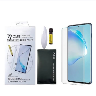 Picture of For VIVO X90 PRO PLUS HD Curved UV High QualityTempered Glass Screen Protector One minute brand UV