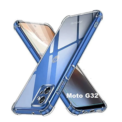Picture of for Motorola Moto G32 Crystal Soft TPU Transparent Shockproof Phone Cover