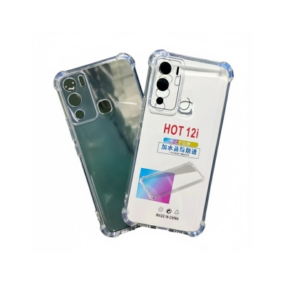 Picture of Infinix Hot 12i Clear Cover Soft Thin Anti-Scratches Crystal Case(Transparent)