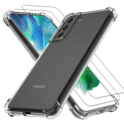 Picture of For Samsung Galaxy S22 FE Premium Silicone Case Crystal Clear Soft TPU Ultra-Thin Transparent Flexible Protective Mobile Phone Back Cover