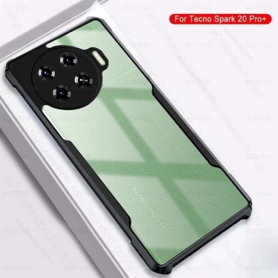 Picture of For Tecno Spark 20 Pro+ Xundd case Protective Bumper Transparent Back Side Clear Phone Case For Tecno Spark 20 Pro Plus Back Cover case